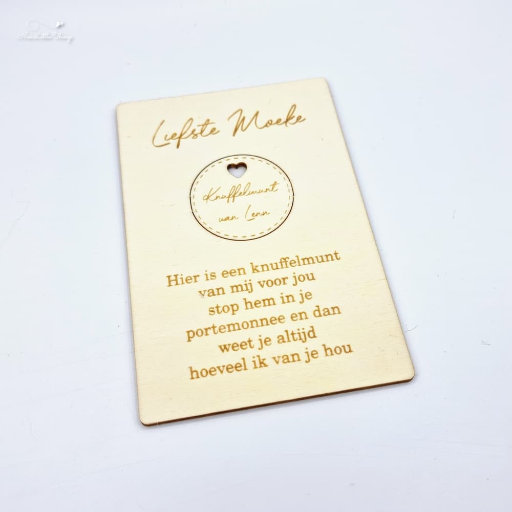 Hug coin with Name | Fast delivery | Nice Little Things