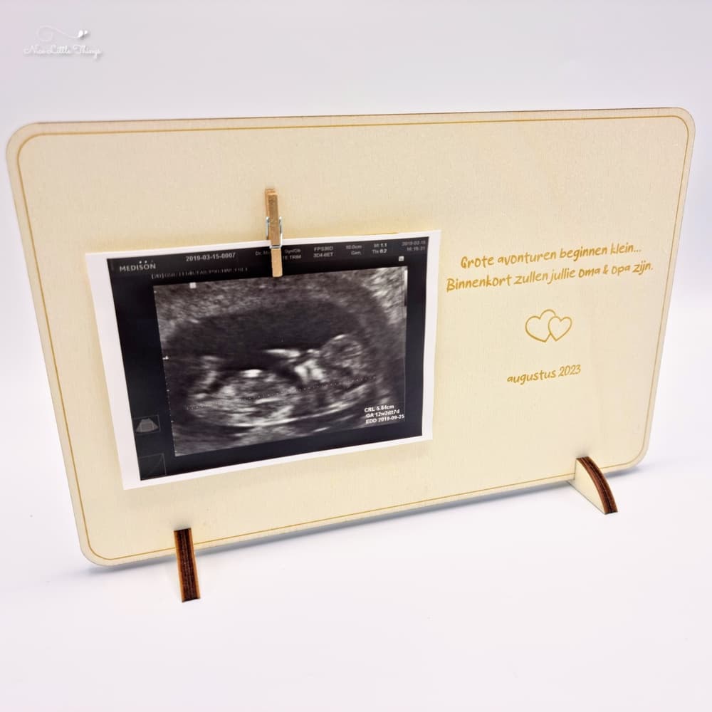 Zwangerschapsaankondiging Echo