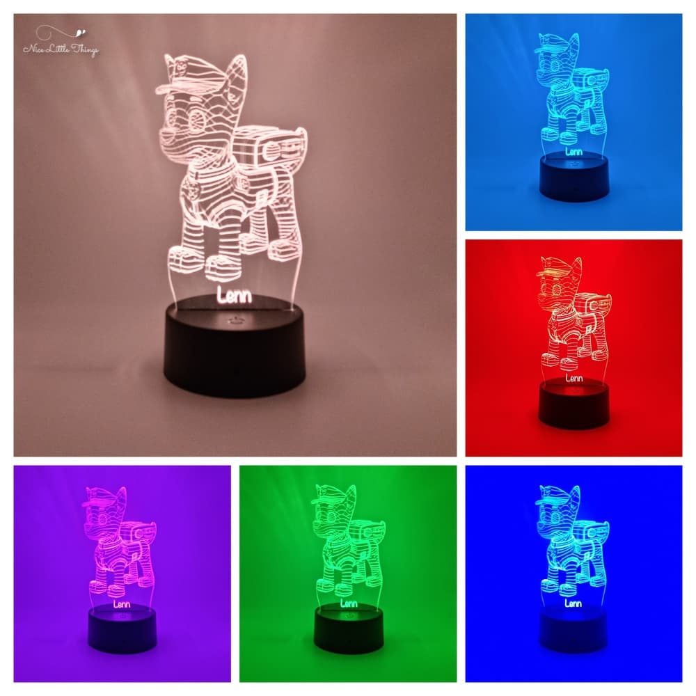 RGB LEDlamp Paw Patrol Chase