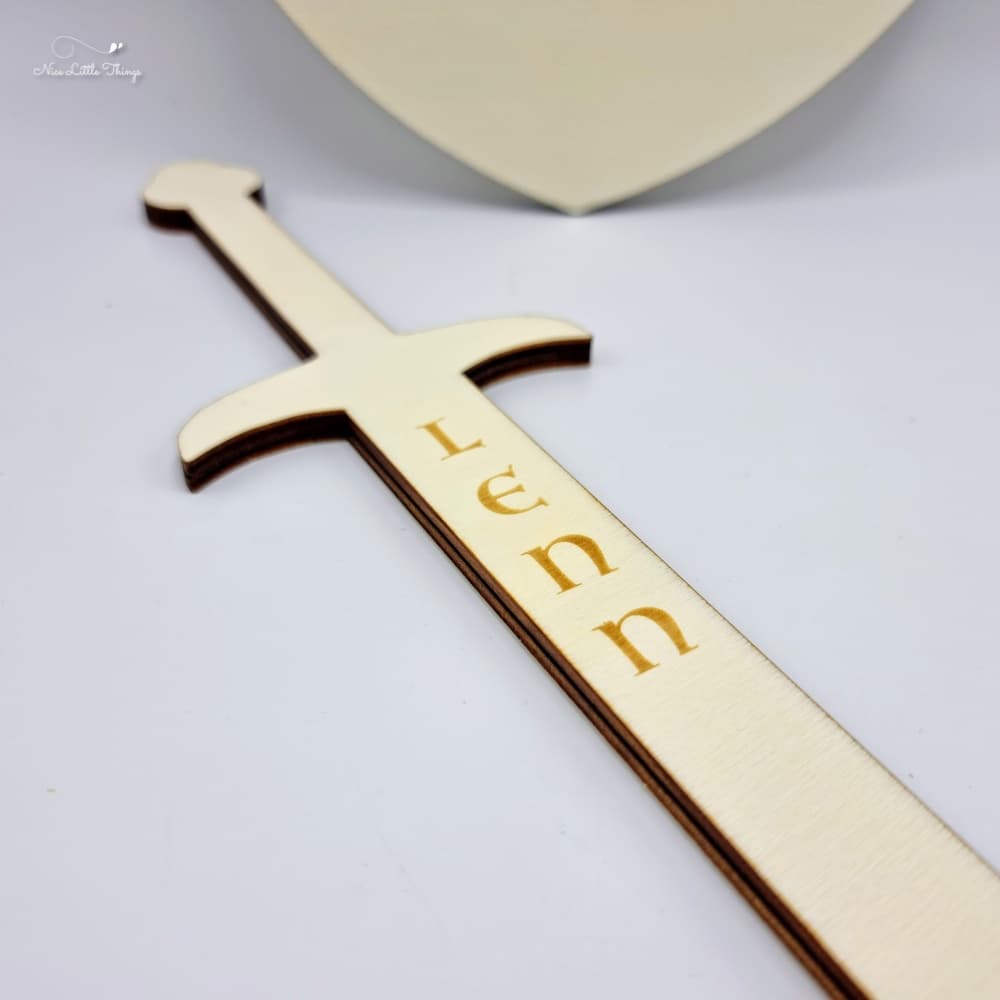 Gepersonaliseerd Schild & Zwaard