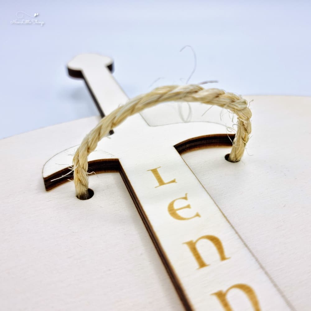 Gepersonaliseerd Schild & Zwaard