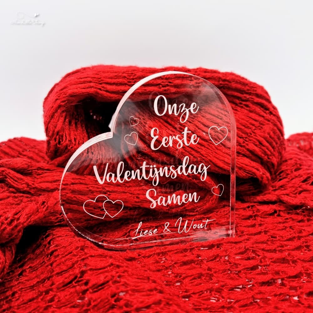 Valentijn Hartje Plexiglas