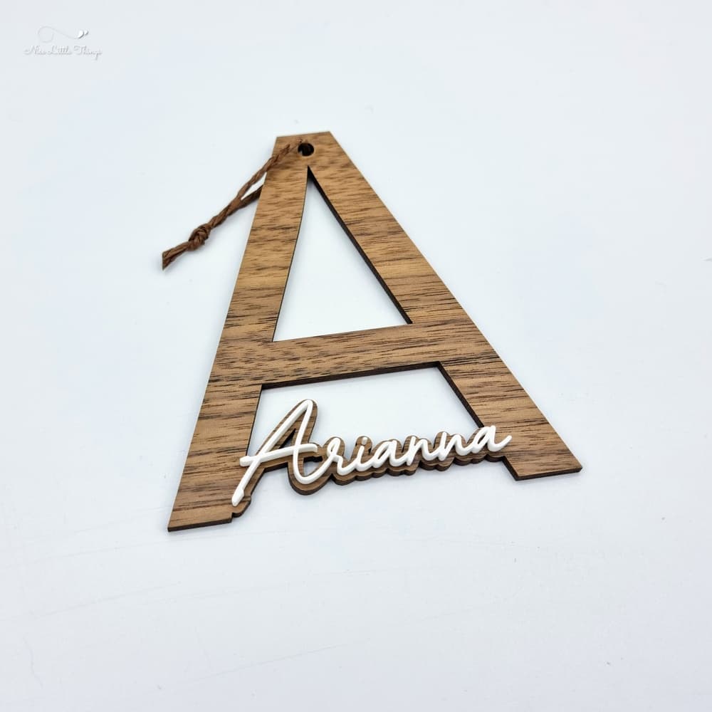 Christmas Ornament Letter