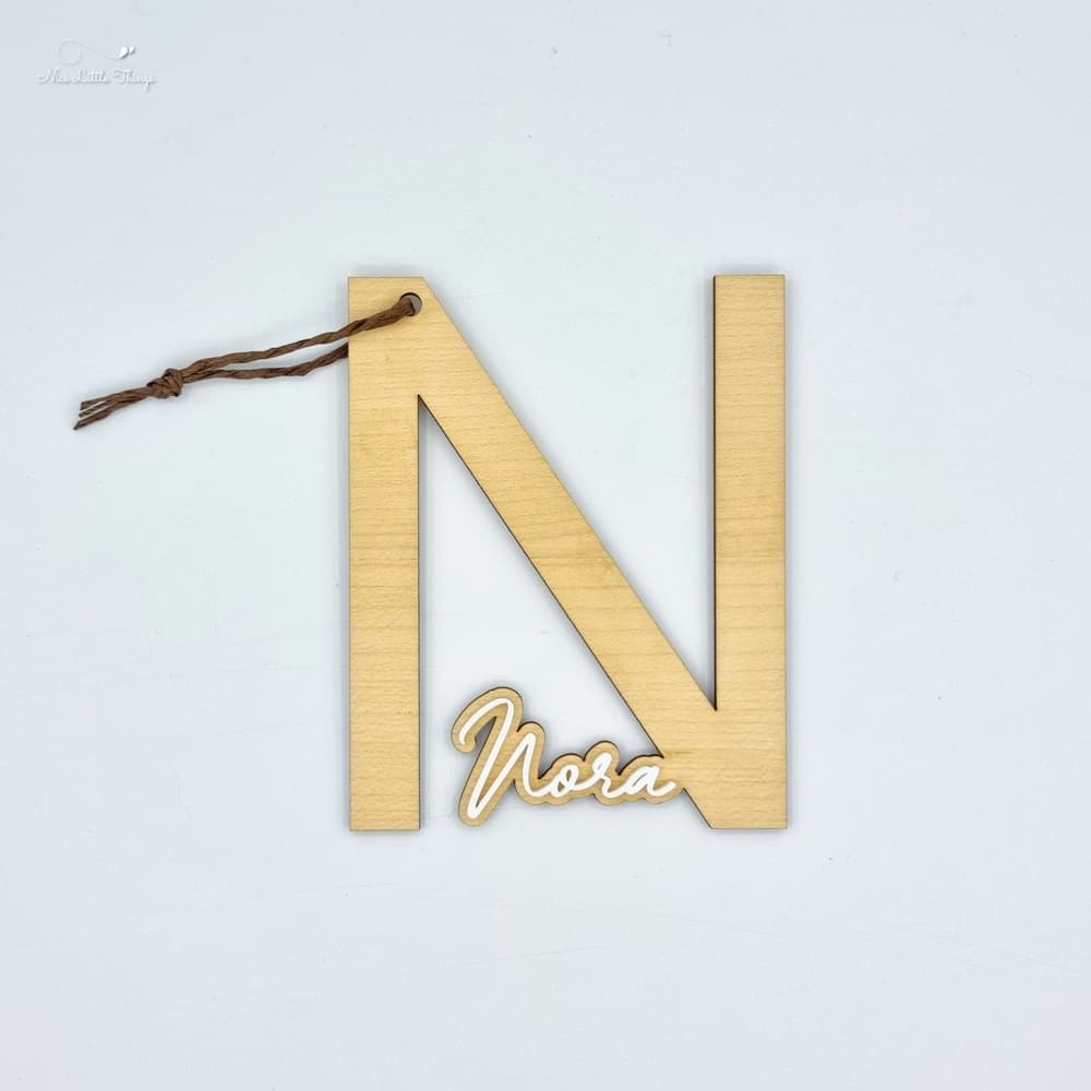 Christmas Ornament Letter