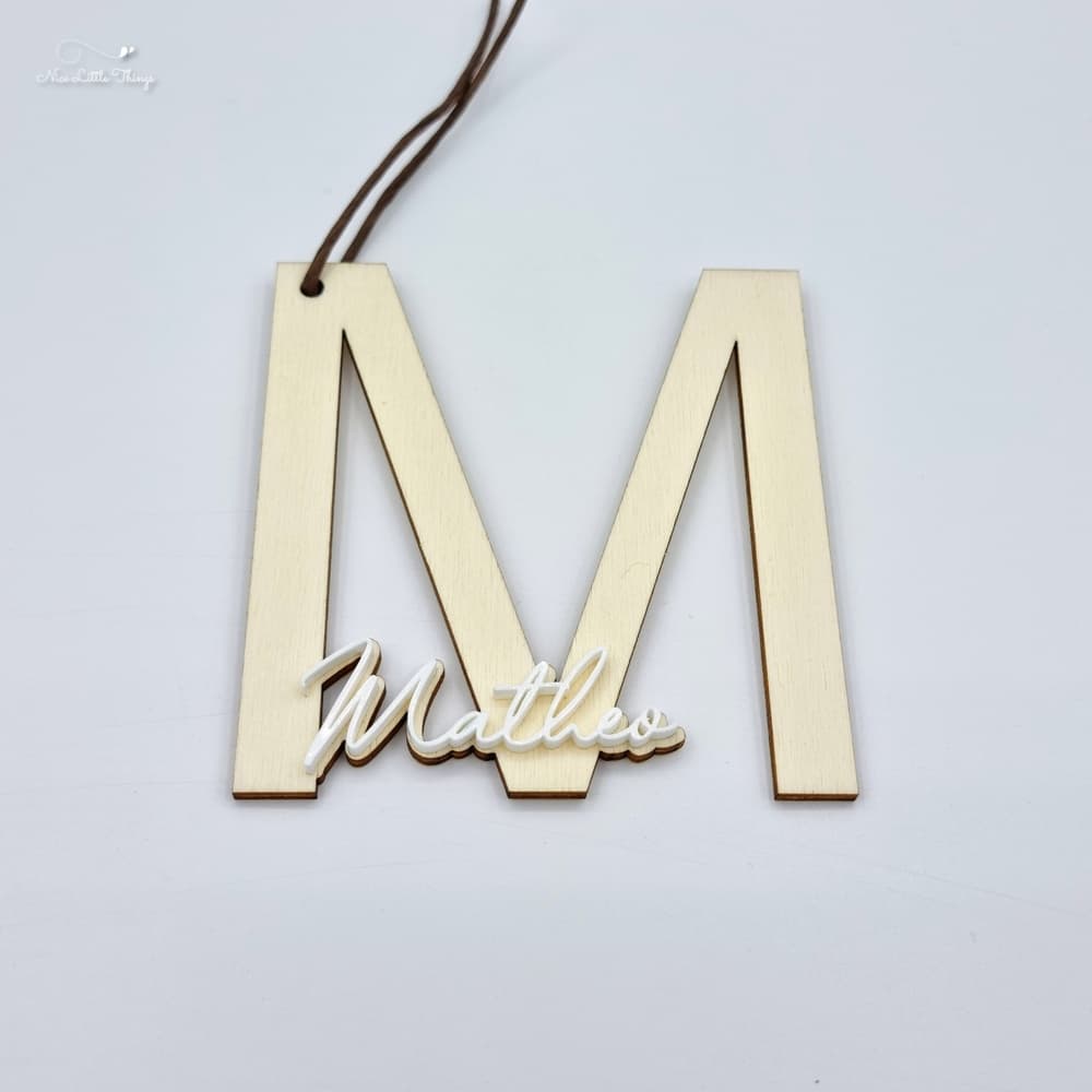 Christmas Ornament Letter