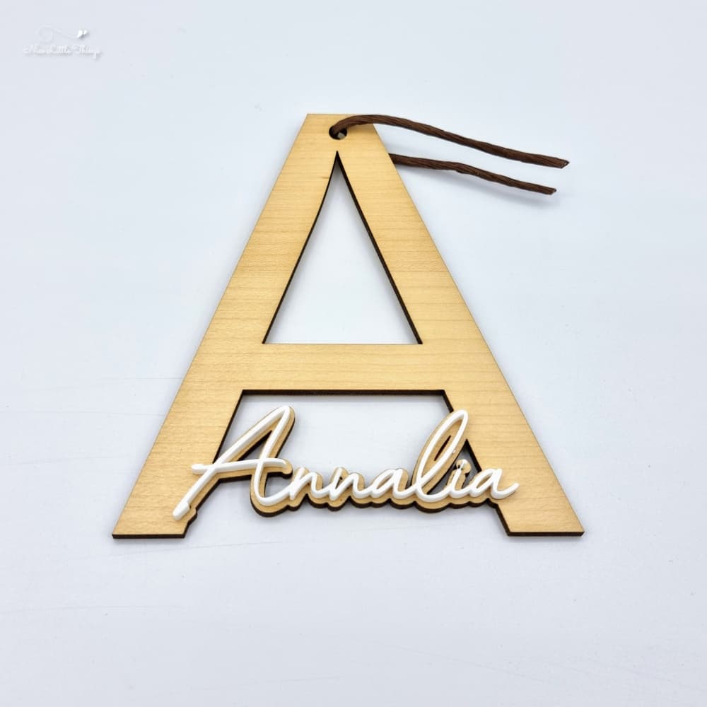 Christmas Ornament Letter