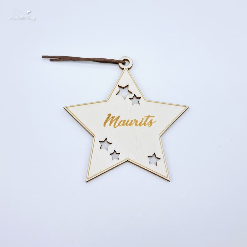 Christmas Ball Star with name