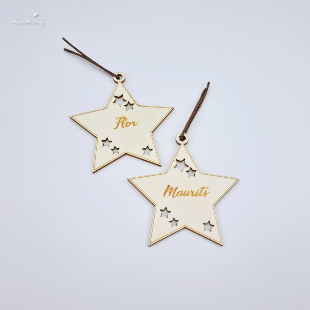 Christmas Ball Star with name