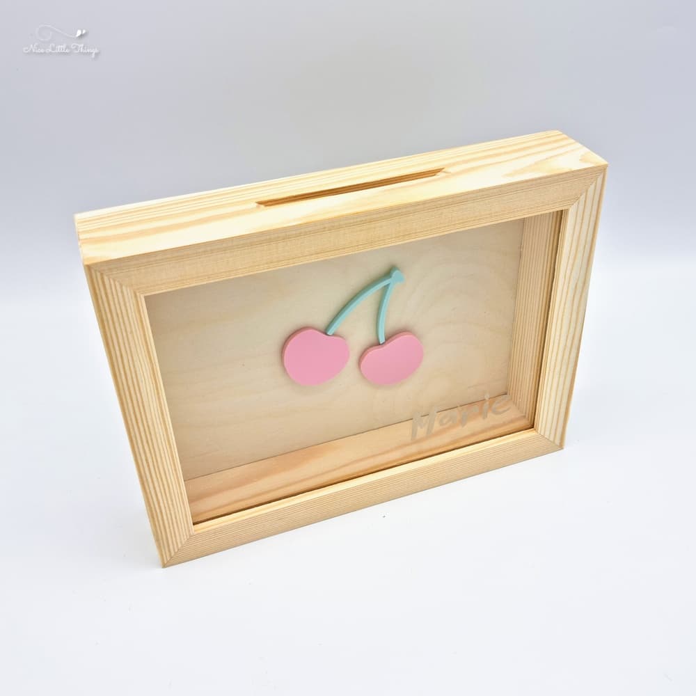 Spaarpot met Naam - Kersen