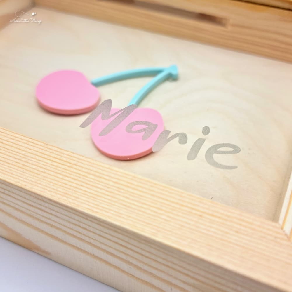 Spaarpot met Naam - Kersen