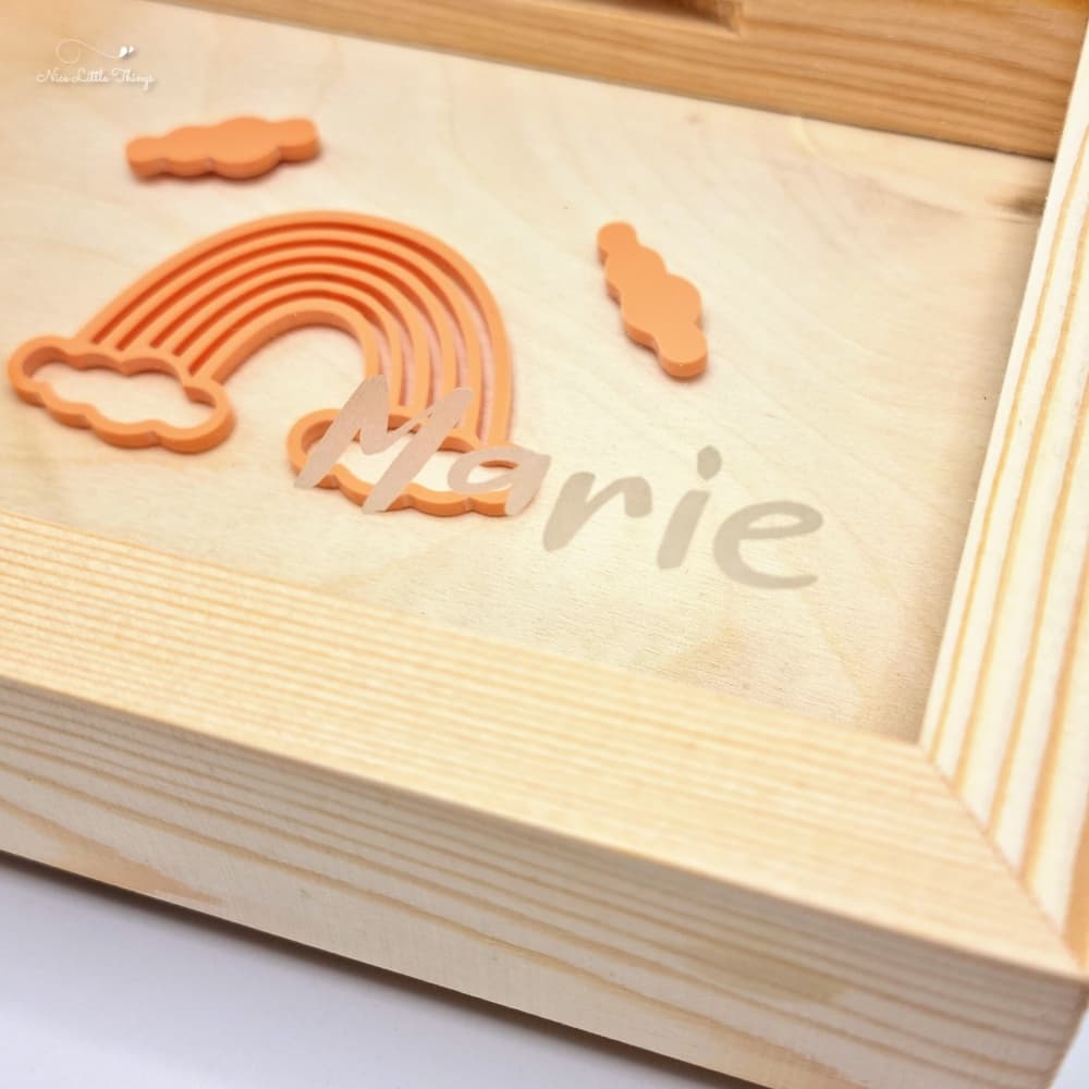 Spaarpot met Naam - Regenboog