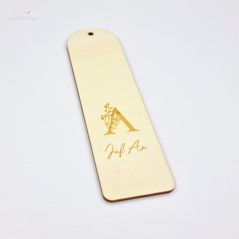 Gepersonaliseerde Bladwijzer met Bloemen