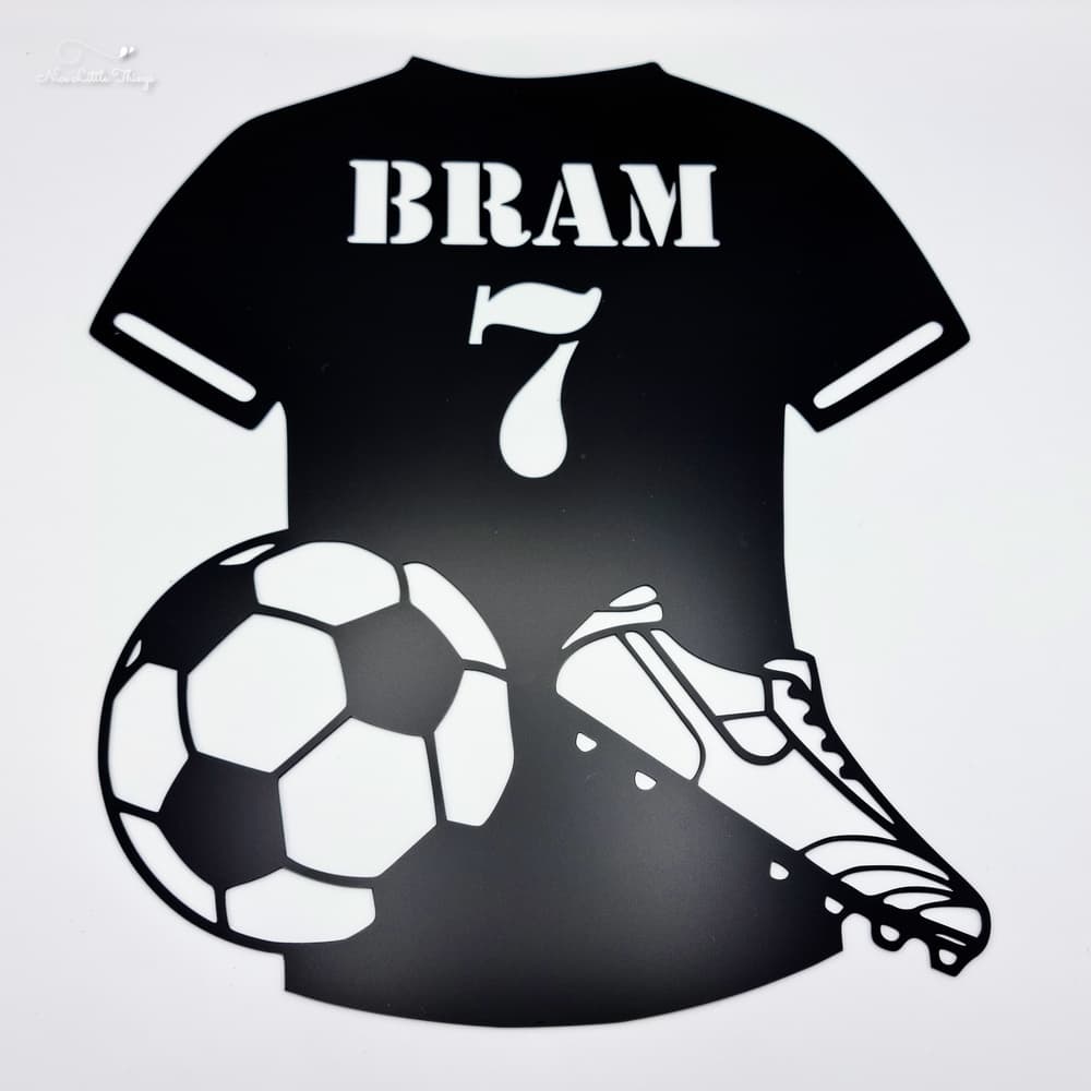 Gepersonaliseerde Muurdecoratie Voetbal