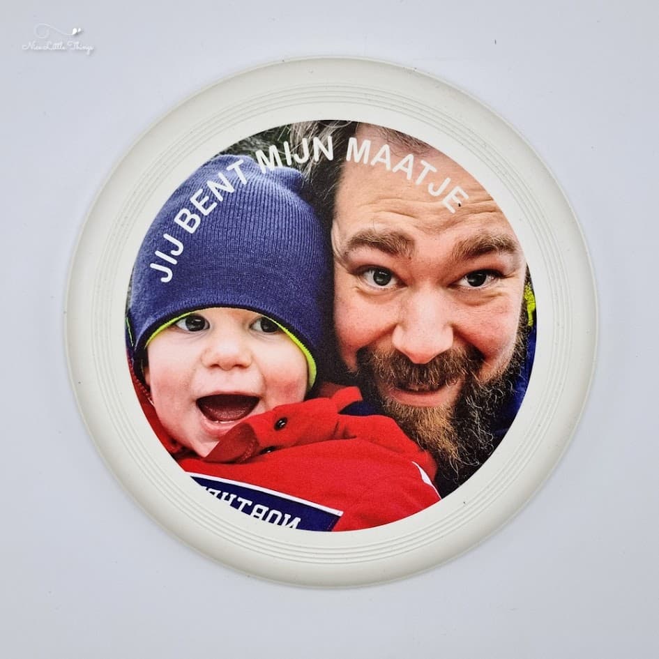 Frisbee with photo and your own text