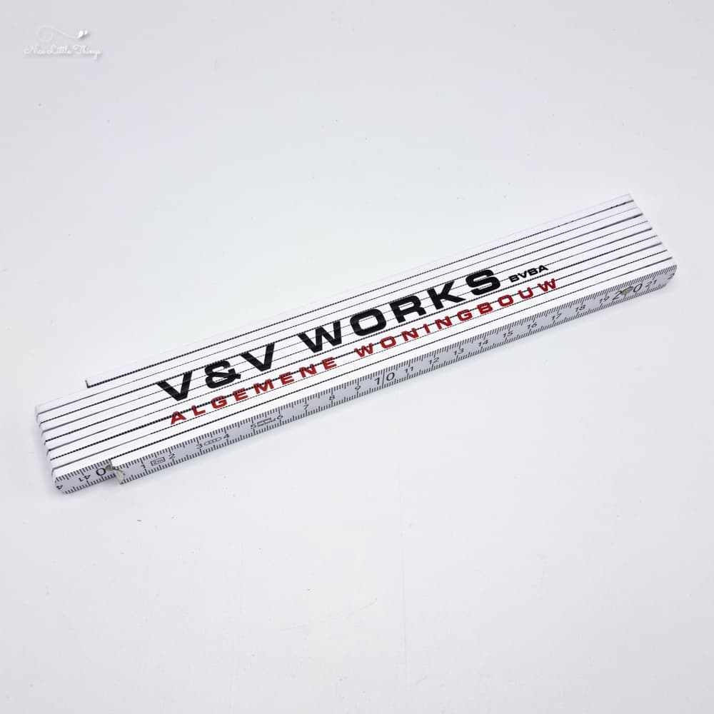Personalised folding ruler with your own design
