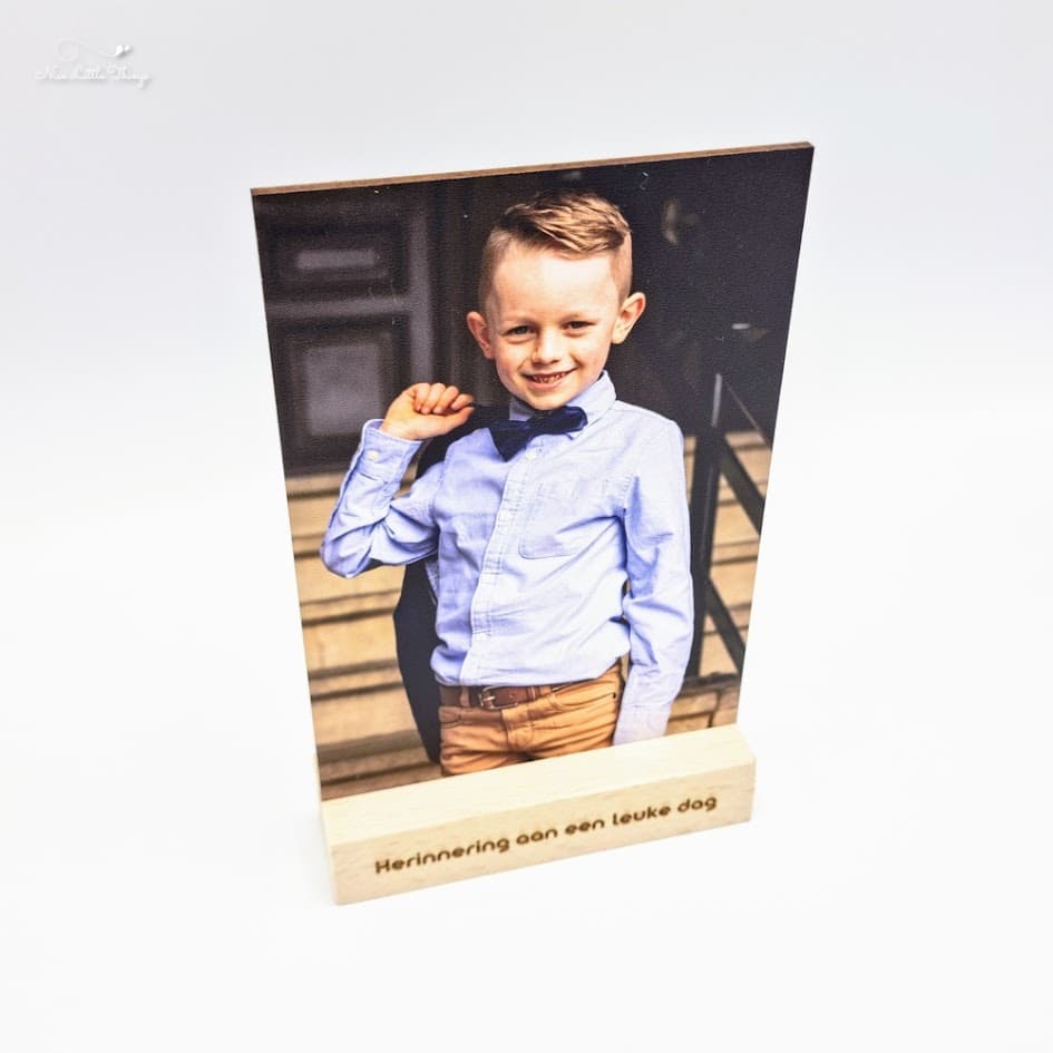 Houten Fotohouder met Foto