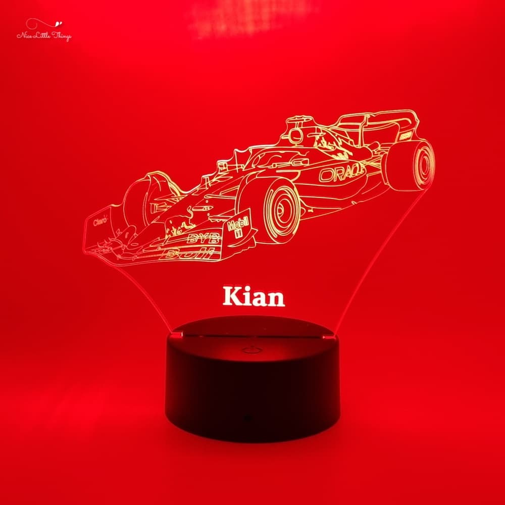 RGB LED Lamp Formula 1 Redbull Team
