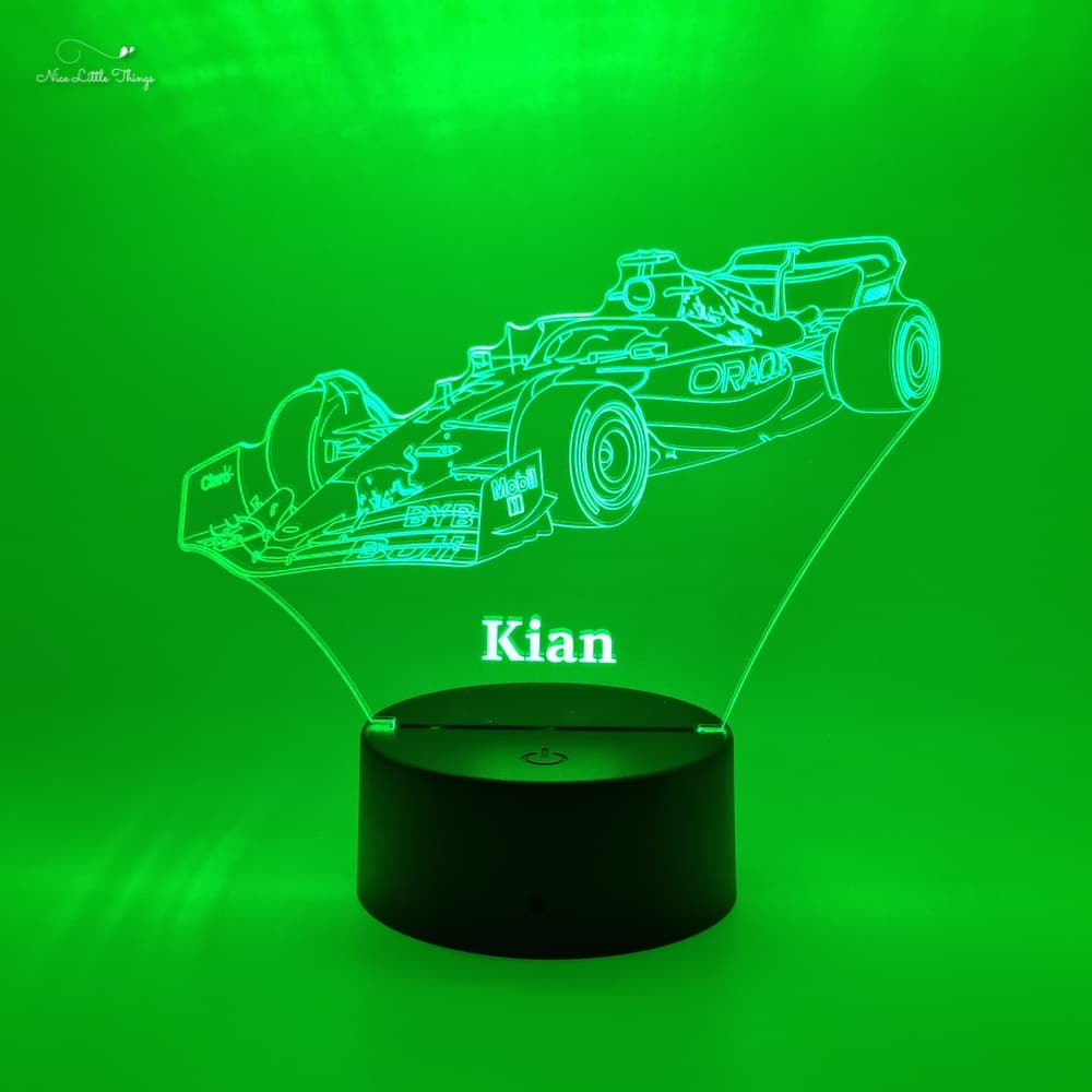 RGB LED Lamp Formula 1 Redbull Team