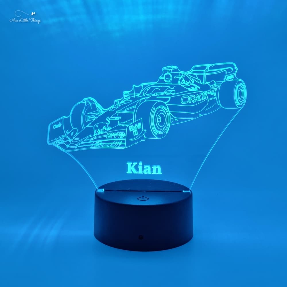 RGB LED Lamp Formula 1 Redbull Team