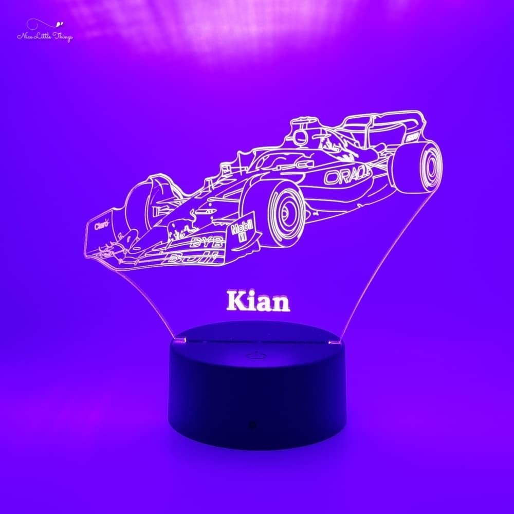 RGB LED Lamp Formula 1 Redbull Team
