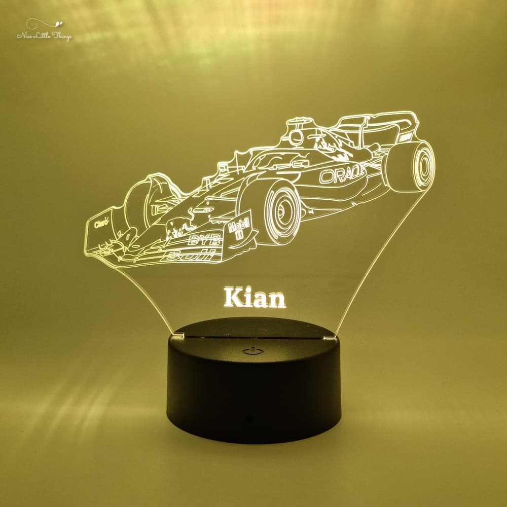 RGB LED Lamp Formula 1 Redbull Team