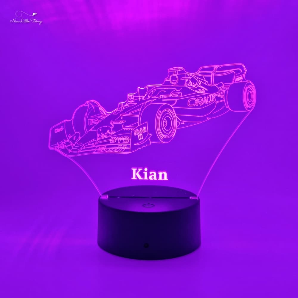 RGB LED Lamp Formula 1 Redbull Team