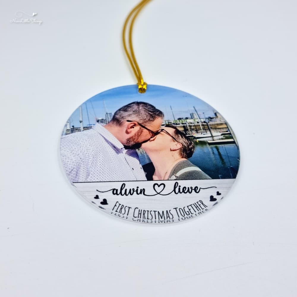 Gepersonaliseerde kerstbal met namen