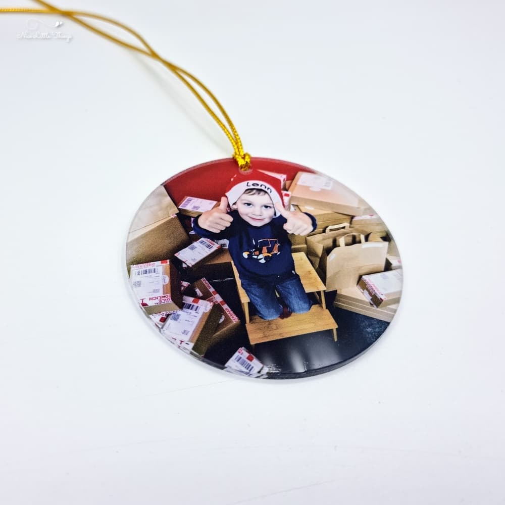 personalized bauble with photo