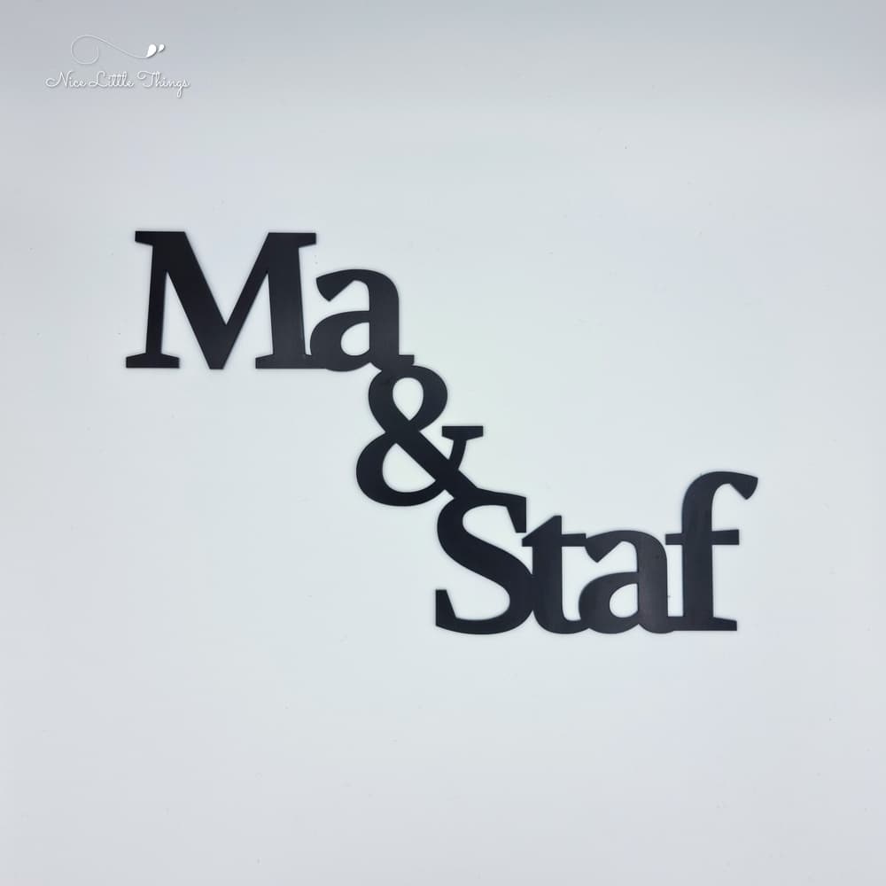 nameplate