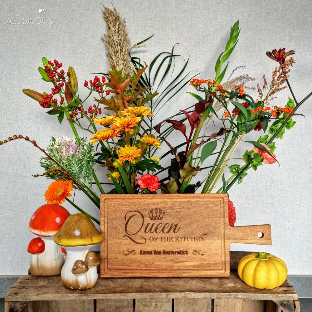 wood cutting board-autumn