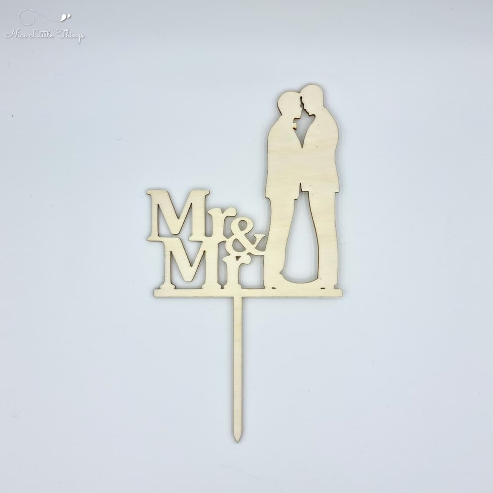 Cake topper Mr. & Mr. + Couple