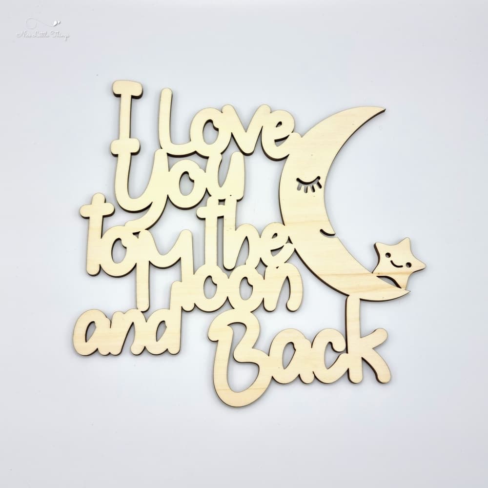 Wall decoration To the Moon and Back