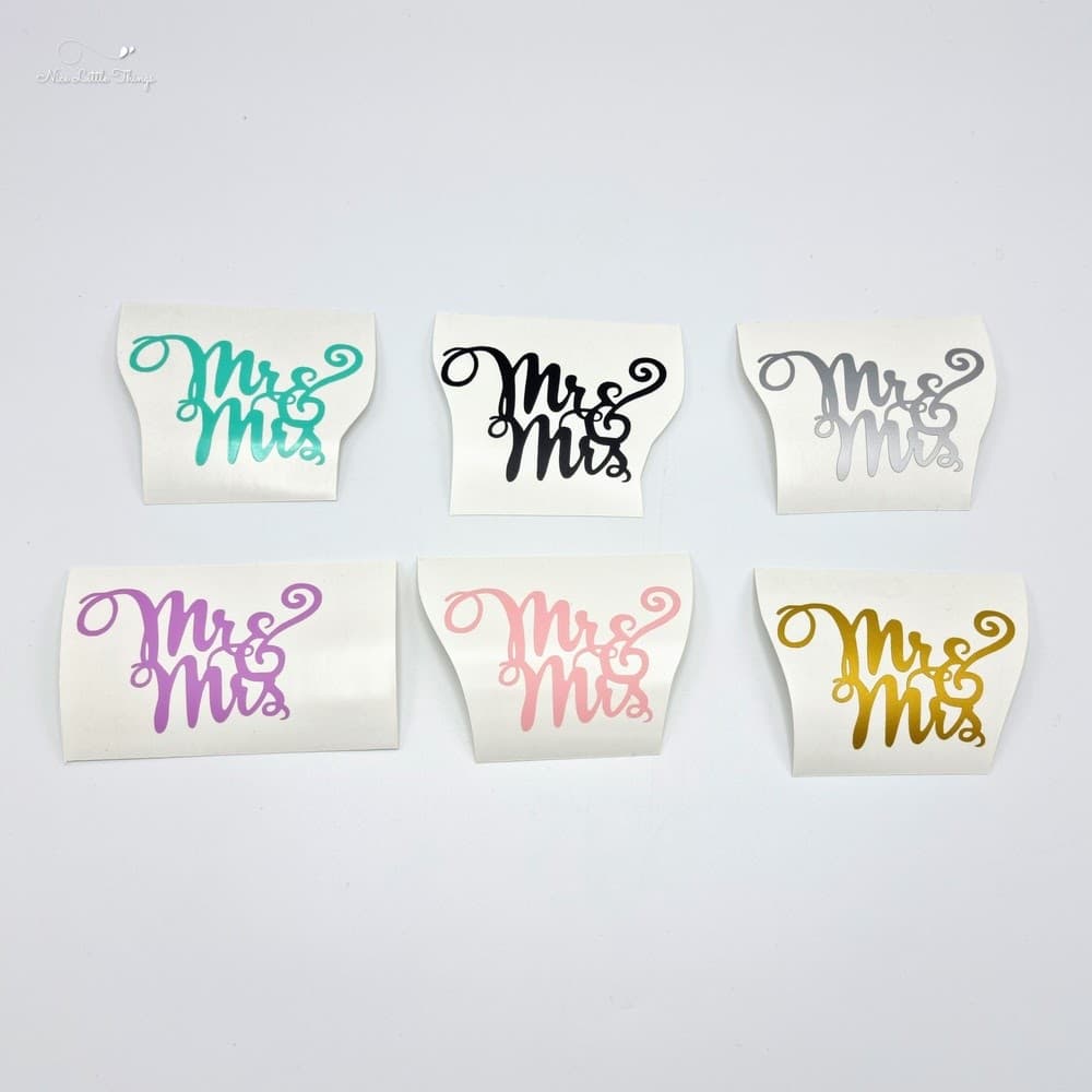 Cake topper Plexi Mr&Mrs