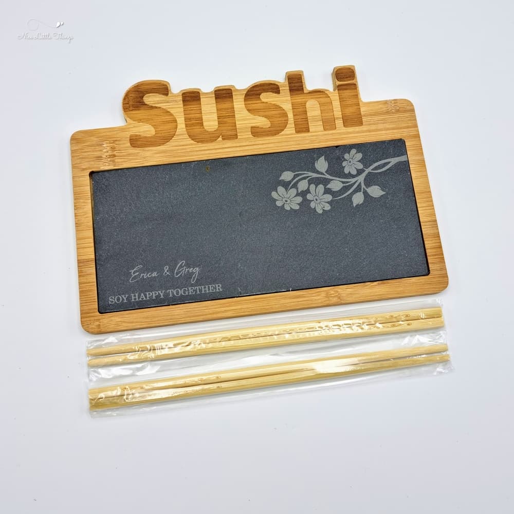 Personalized Sushi Serving Set