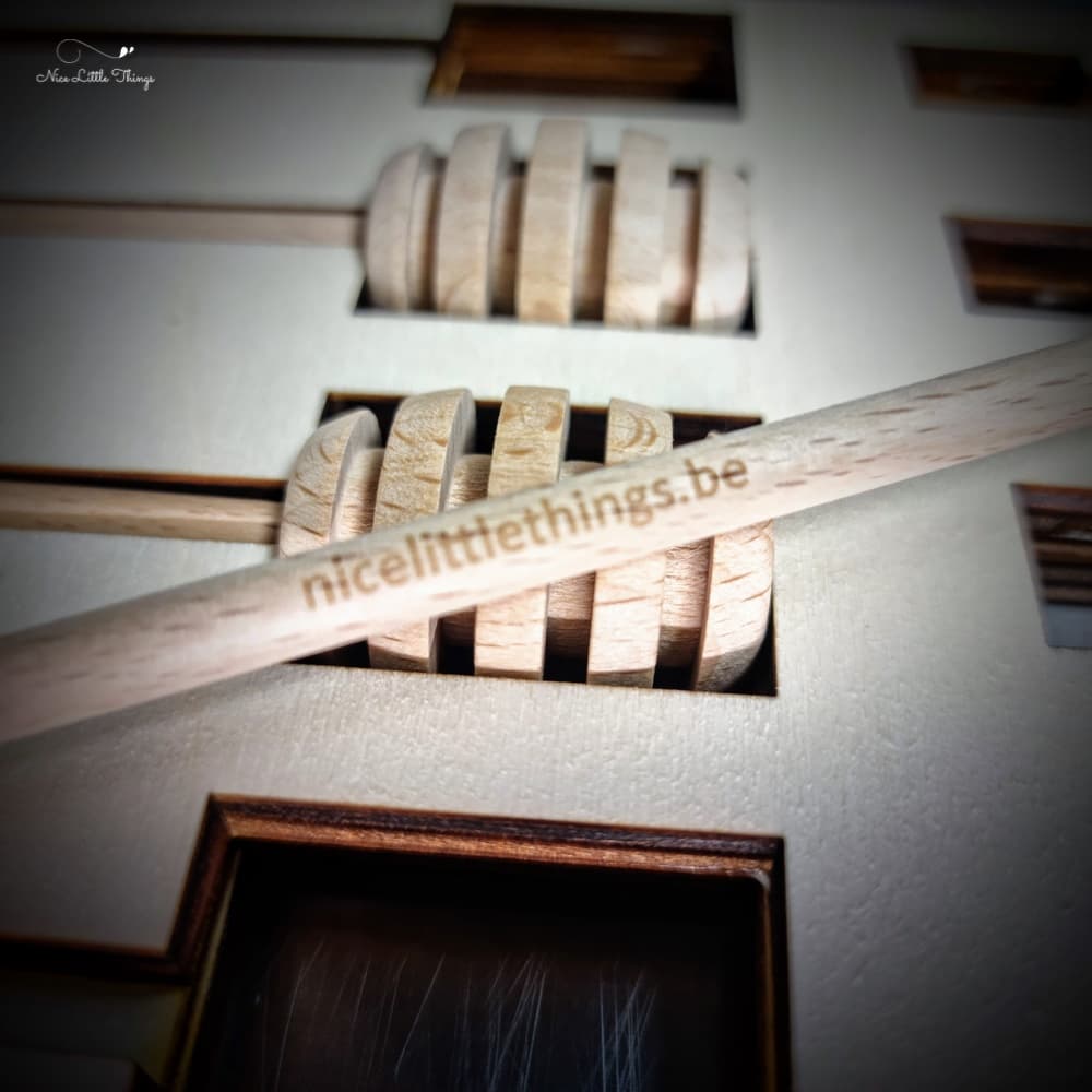 Honey spoon with text