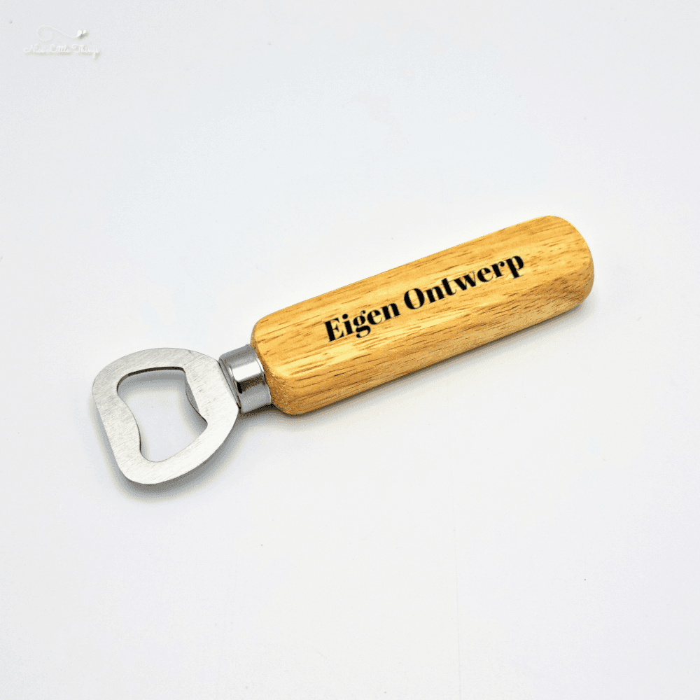 Wooden bottle opener