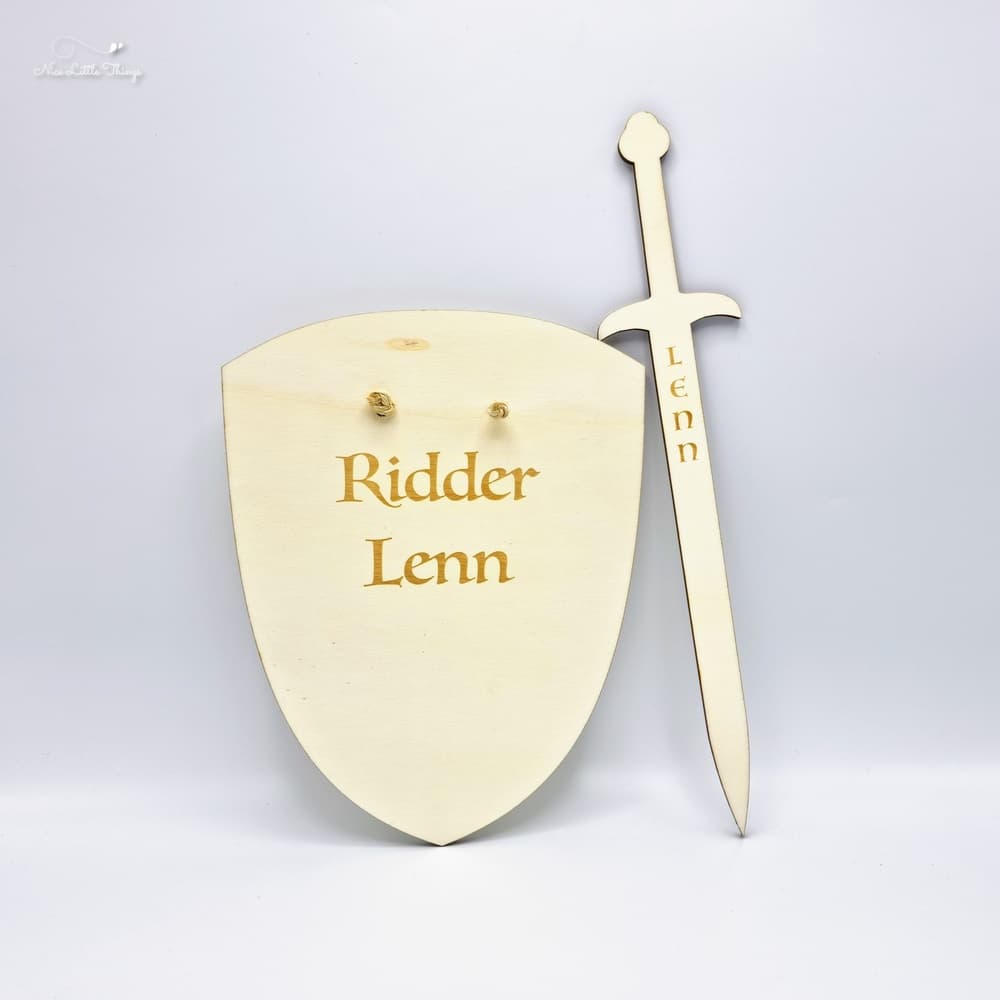 Gepersonaliseerd Schild & Zwaard