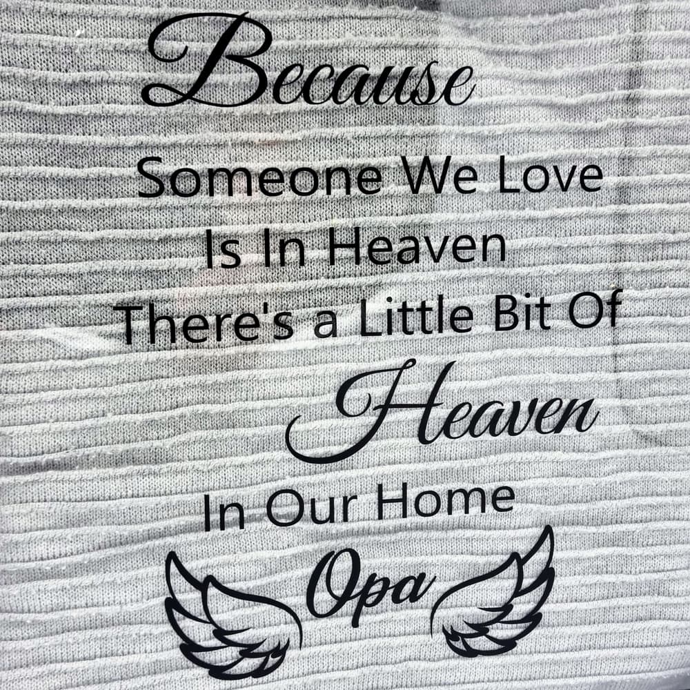 Personalized Memorial Frame