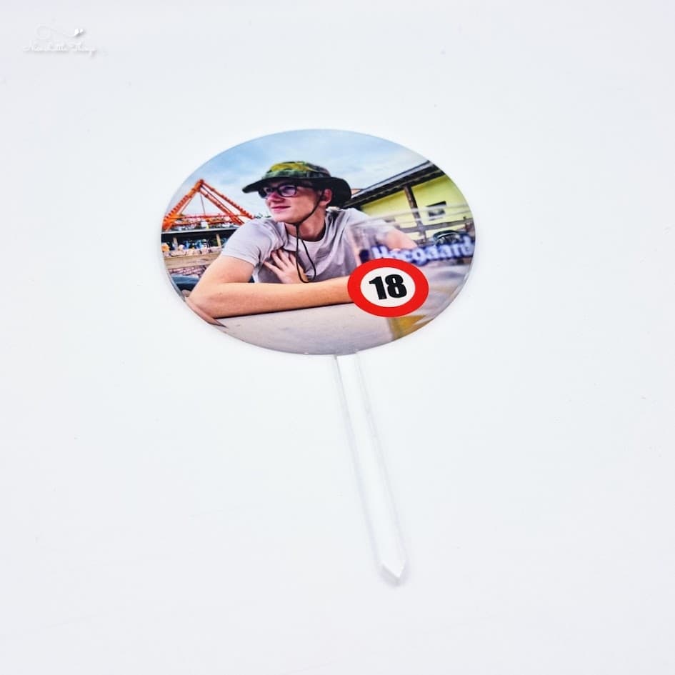 Taarttopper met foto