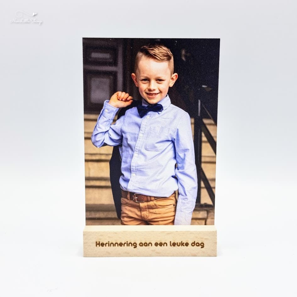 Houten Fotohouder met Foto