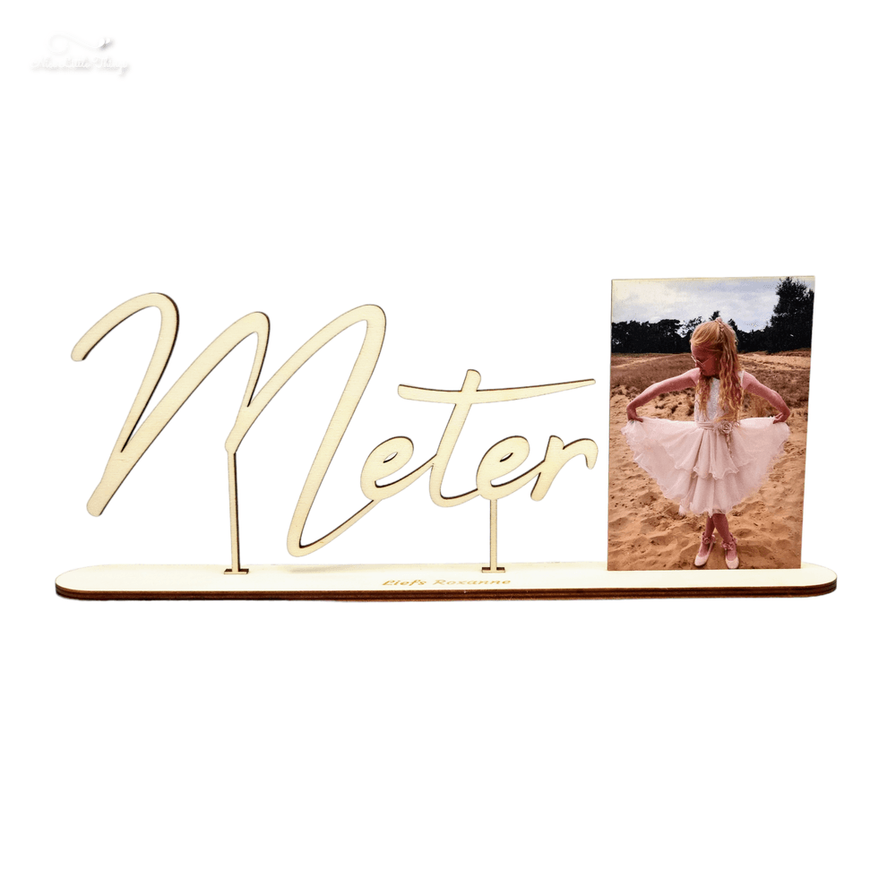 Wooden Name with Photo