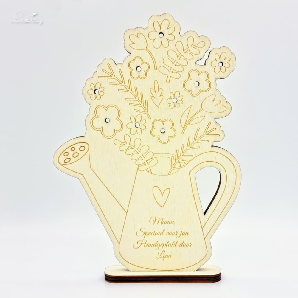 Personalized display for hand-picked flowers