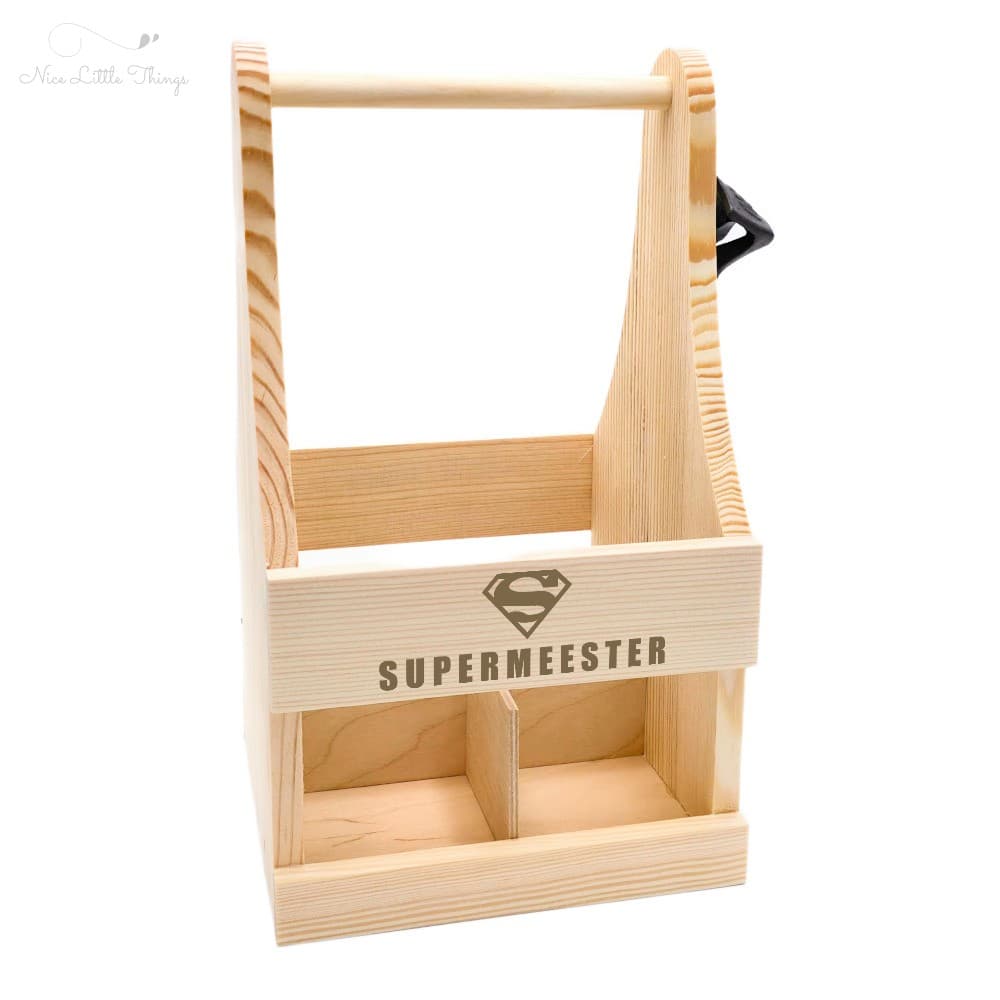 Beer crate "Super teacher"